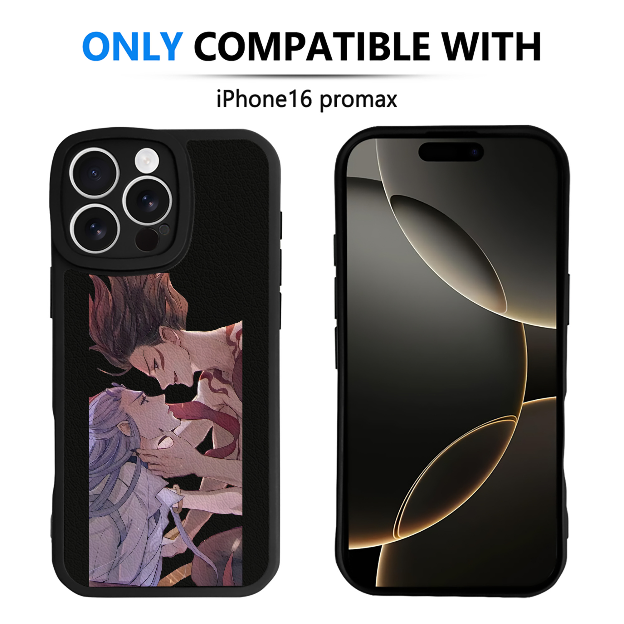 （画像用） Ne Zha 2 ナタ 魔童の大暴れ 【iPhone 16シリーズ対応】シリコンスマホケース（レザー調） 材質：シリコン